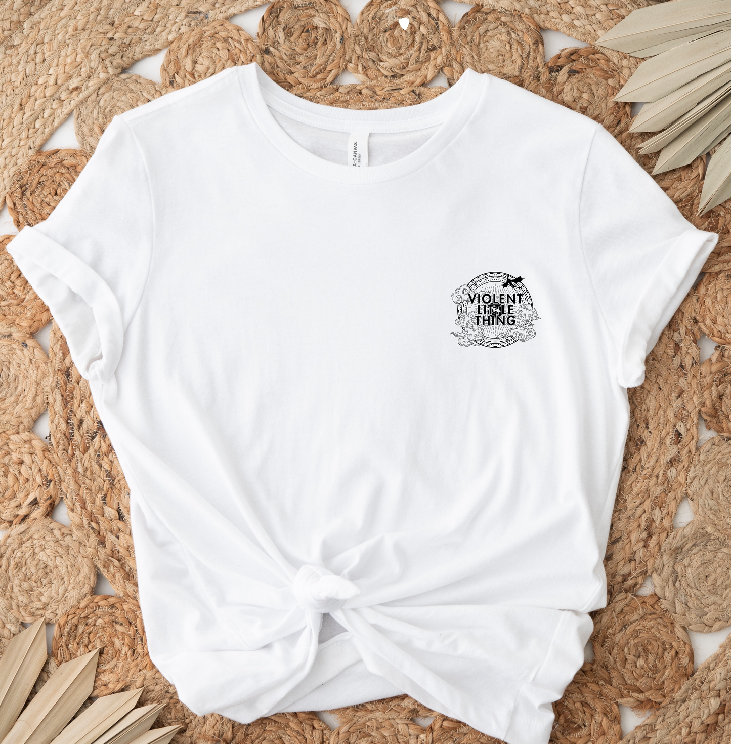 Violent Little Things (BLACK) SINGLE COLOR DTF TRANSFER