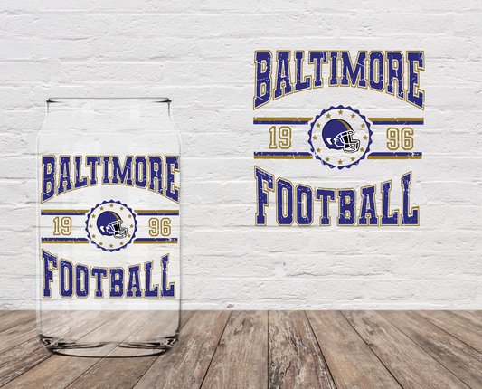 Baltimore Football 4" UV DTF