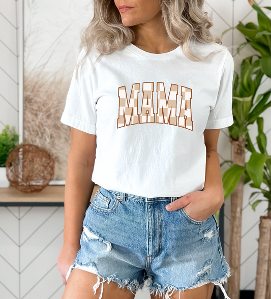 Checkered Mama DTF Transfer