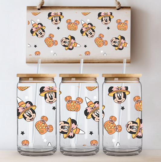 Witch Mouse UV DTF Cup Wrap
