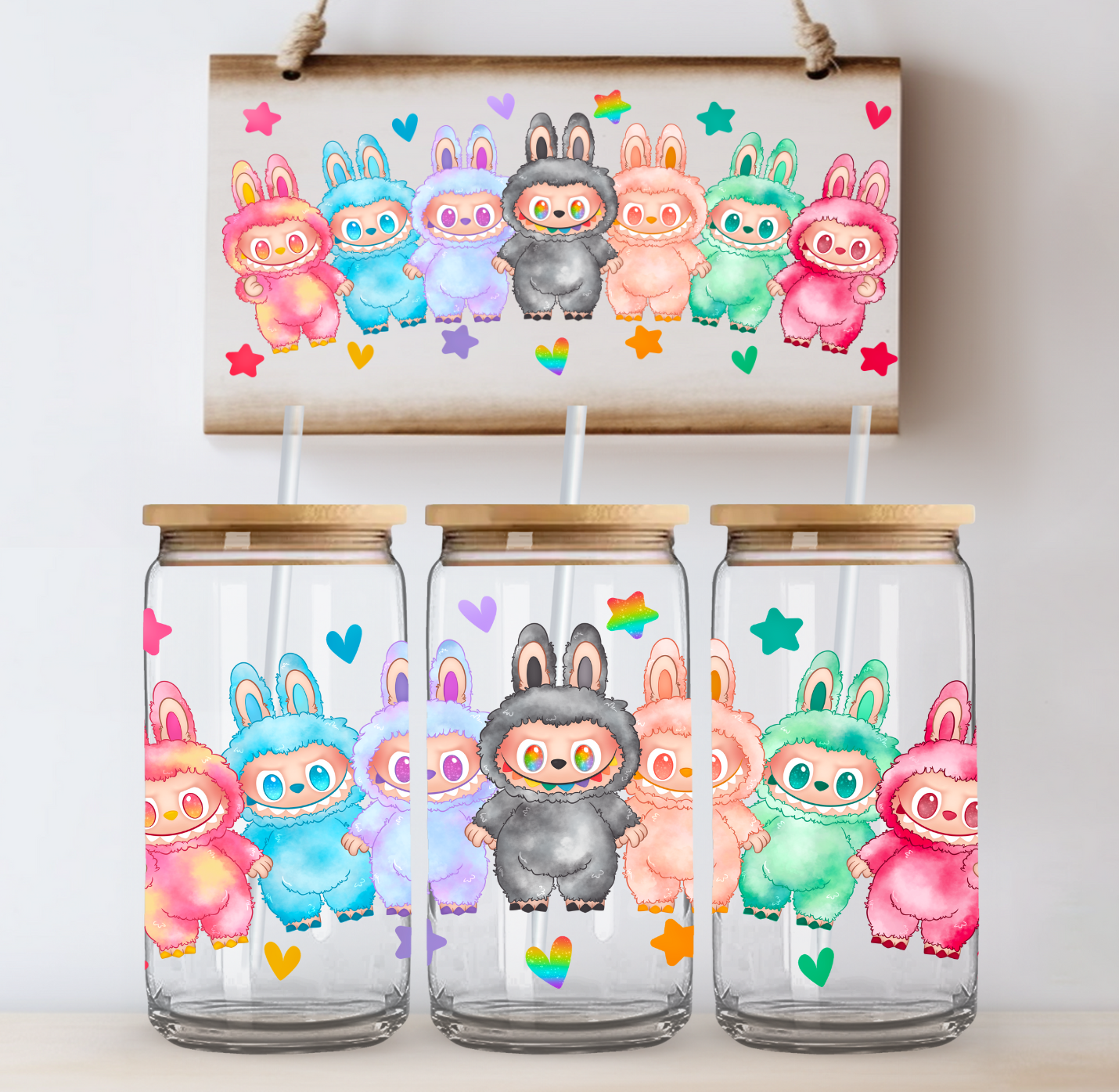 Bubu Princess  UV DTF Cup Wrap