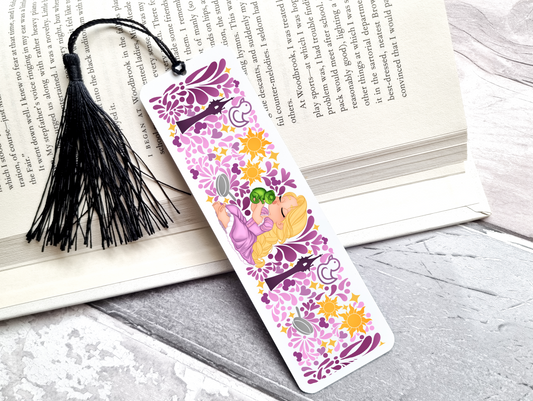 Long Hair Baby UV DTF Bookmark DOUBLE SIDED