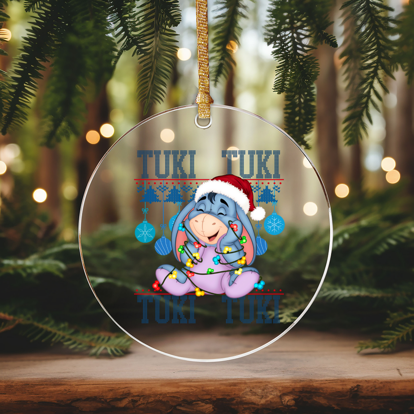 Tuki Tuki Ornament Size UV DTF DOUBLE SIDED