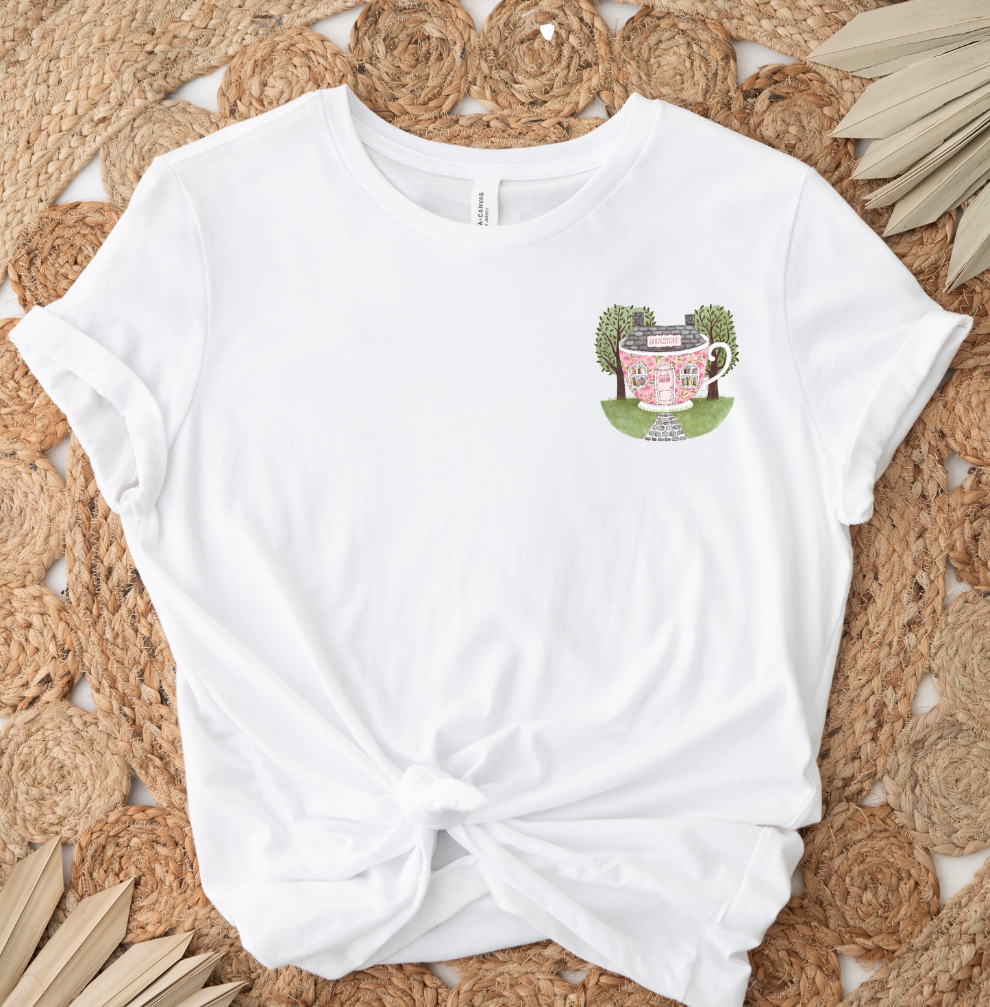 Bookstore Tea Cup DTF TRANSFER