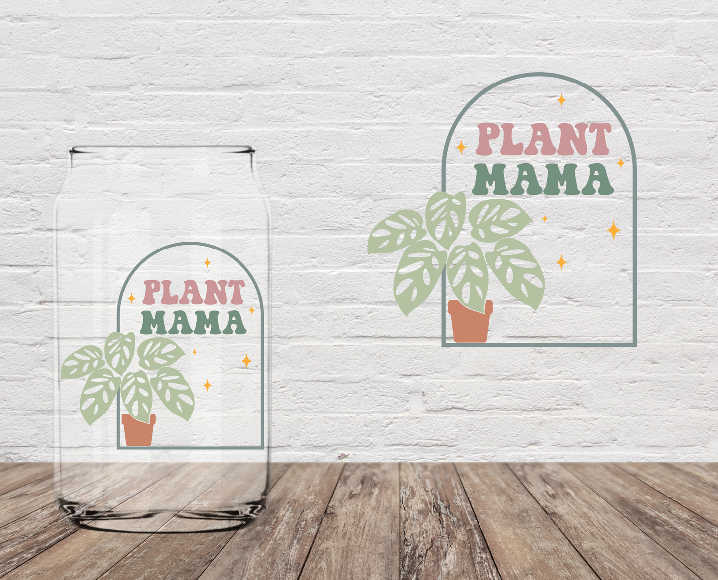 Plant Mama Stars 4" UV DTF