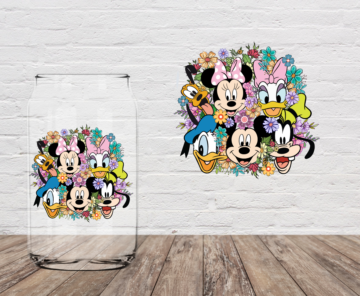 Enchanted Floral Friends 4" UV DTF