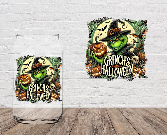 Green Monster's Halloween DOUBLE SIDED 4" UV DTF