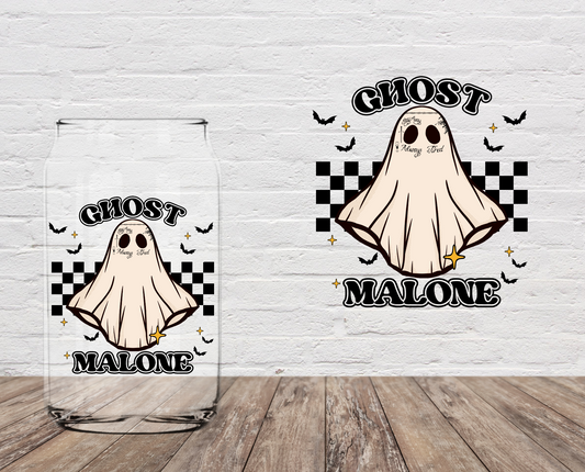 Ghost Malone 4" UV DTF DOUBLE SIDED