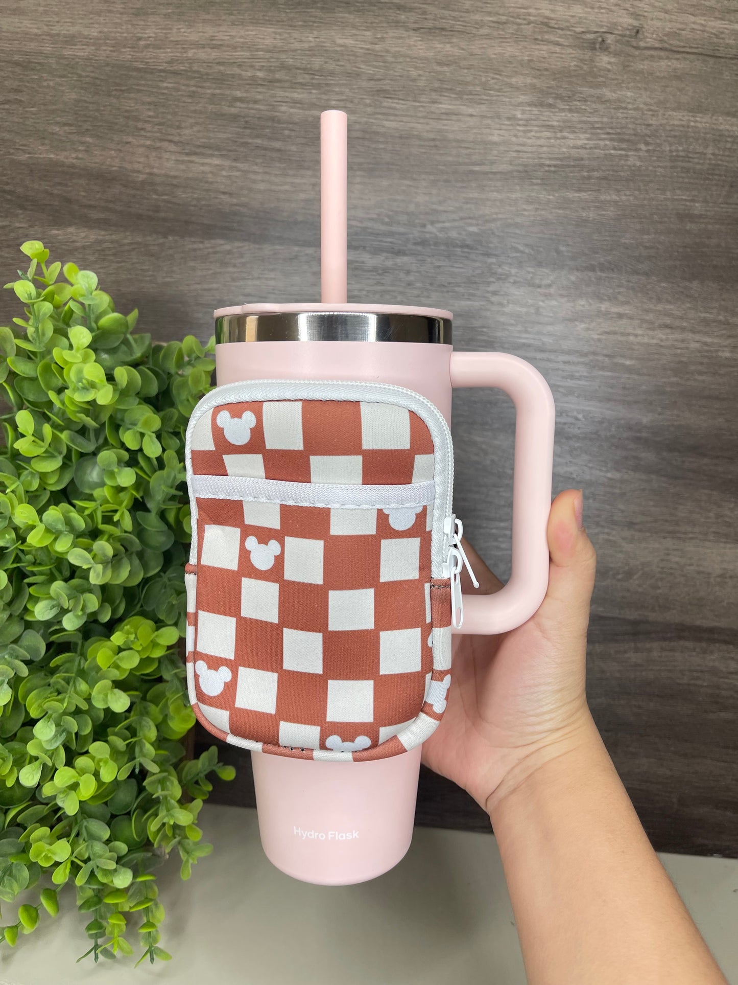 Auburn Magical Checkered Tumbler Bag