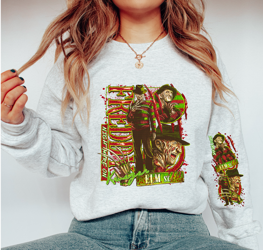 Nightmare On Elm DTF Transfer Sleeve Set