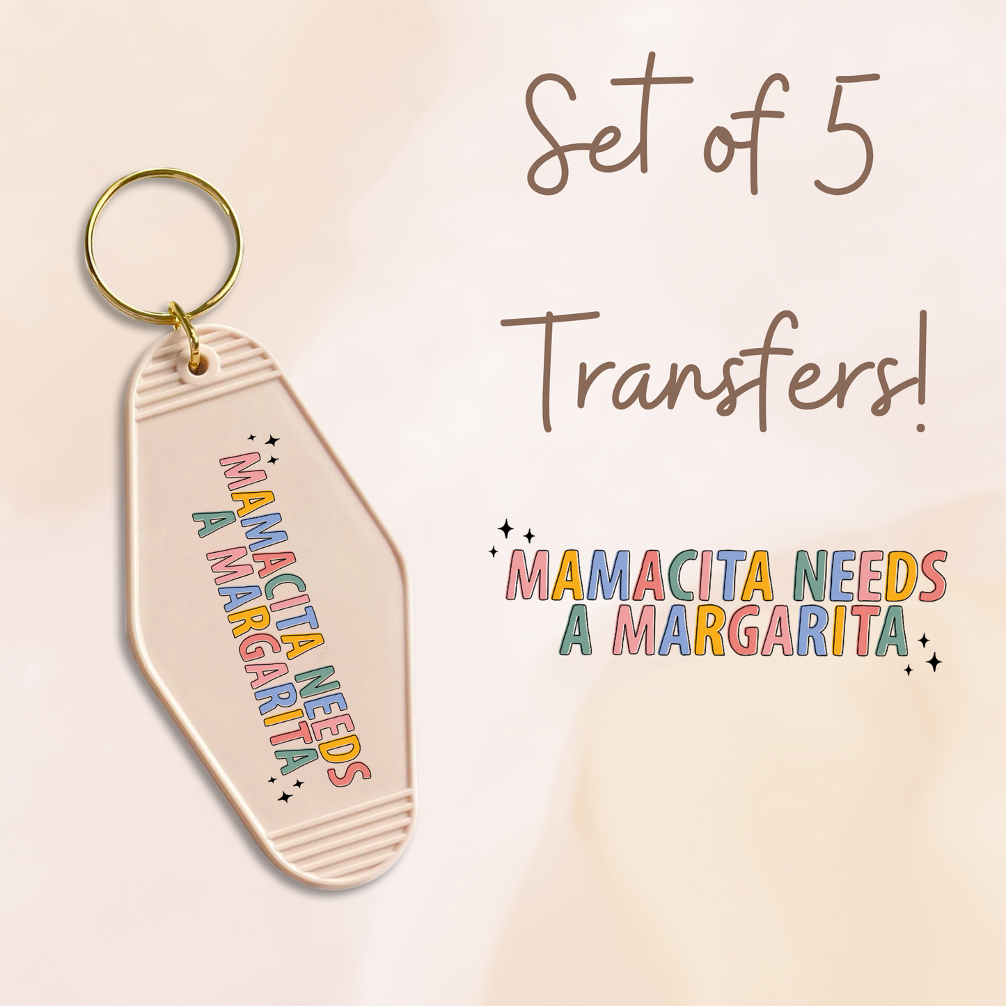 Mamacita Needs A Margarita (MOTEL KEYCHAIN)