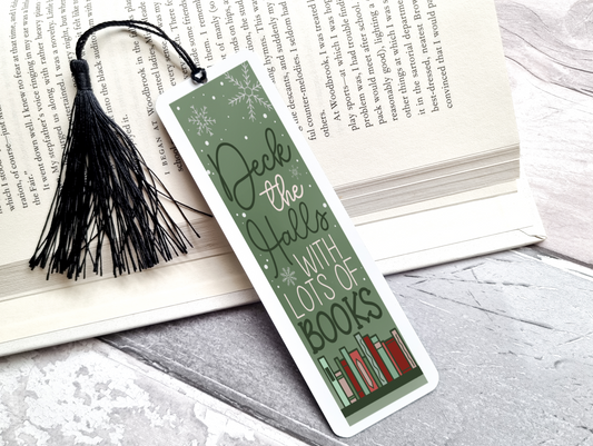 Deck The Halls UV DTF Bookmark DOUBLE SIDED