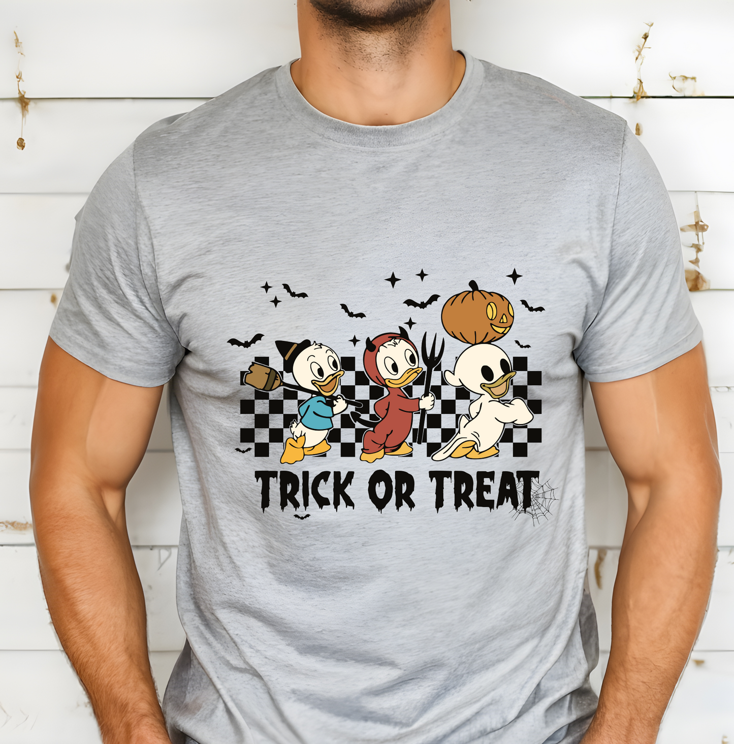 Trick Or Treat Ducks Men’s Size DTF