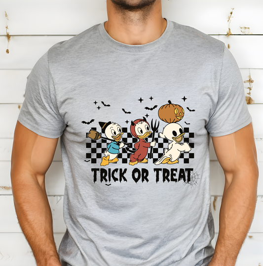 Trick Or Treat Ducks Men’s Size DTF