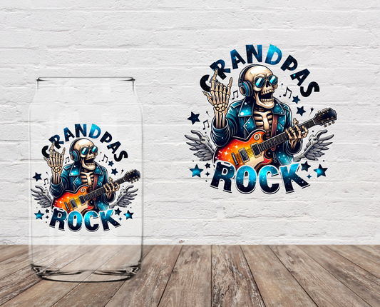 Grandpa's Rock 4" UV DTF