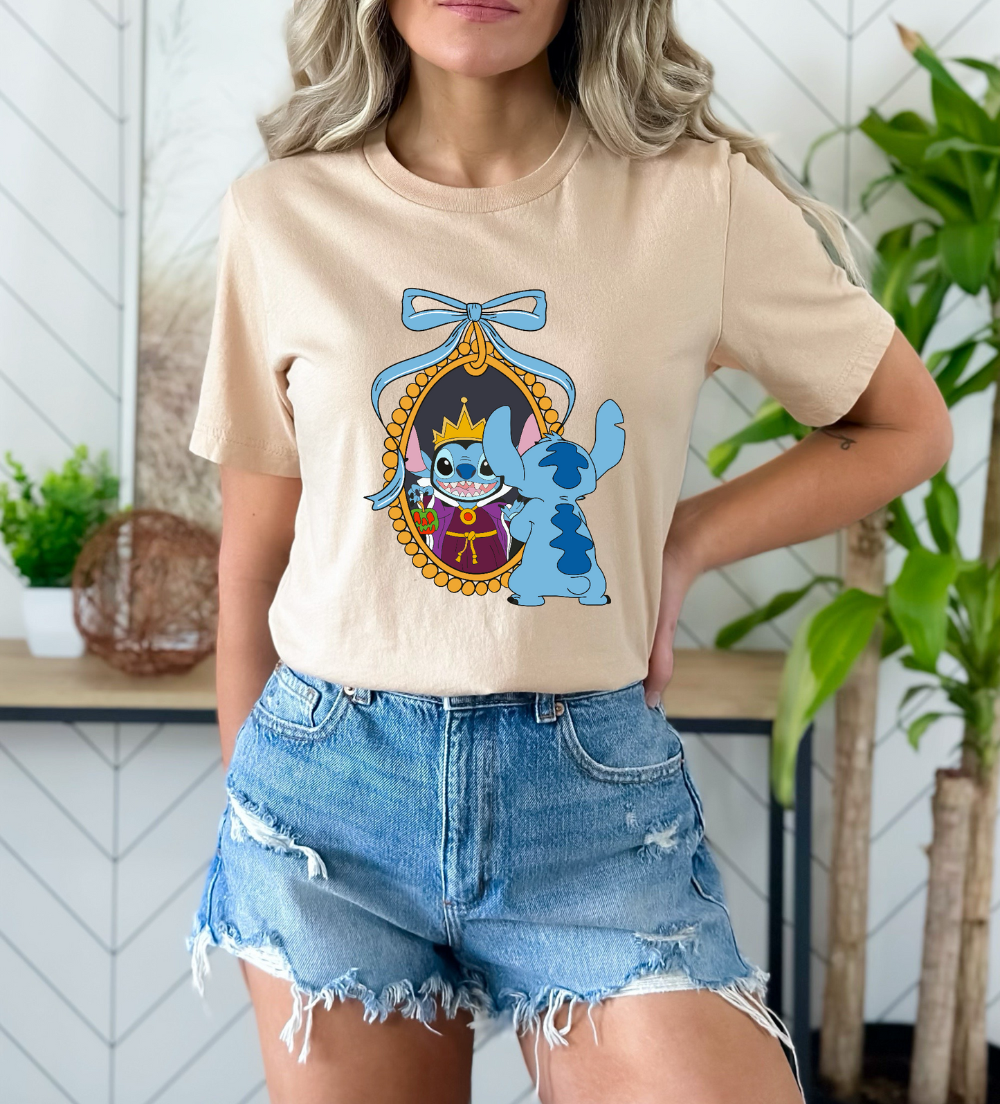 Blue Monster Magical Mirror DTF TRANSFER