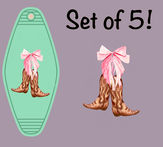 Boots & Bows (MOTEL KEYCHAIN)