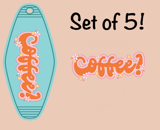 Coffee? (MOTEL KEYCHAIN) LAST CHANCE