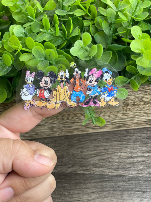 Magical Friends Clear Vinyl Sticker