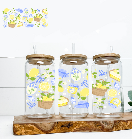Lemon Curd UV DTF Wrap DOUBLE SIDED