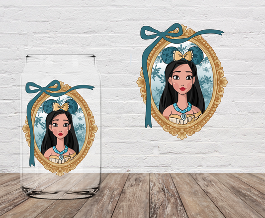 Pocahontas Girl 4" UV DTF