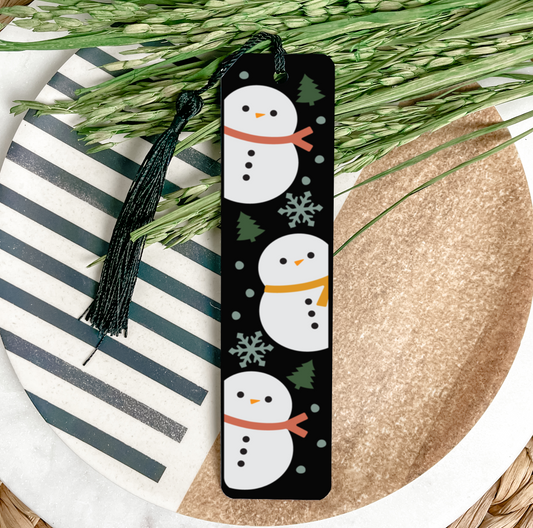 Snowman Bookmark UV DTF Transfe