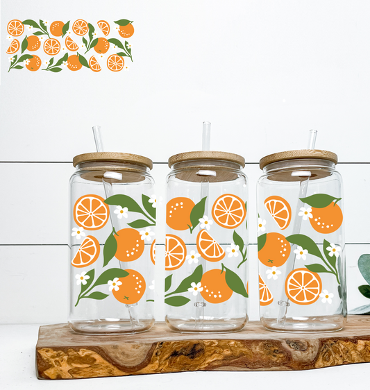 Oranges 16oz UV DTF