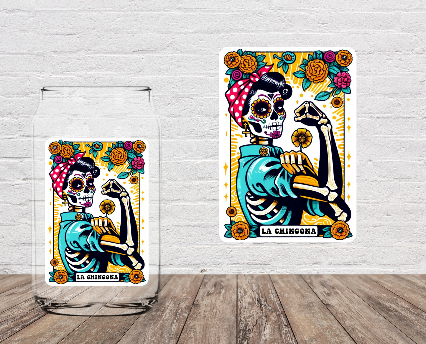 La Chingona Card 4" UV DTF