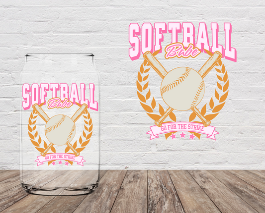 Softball Babe 4" UV DTF