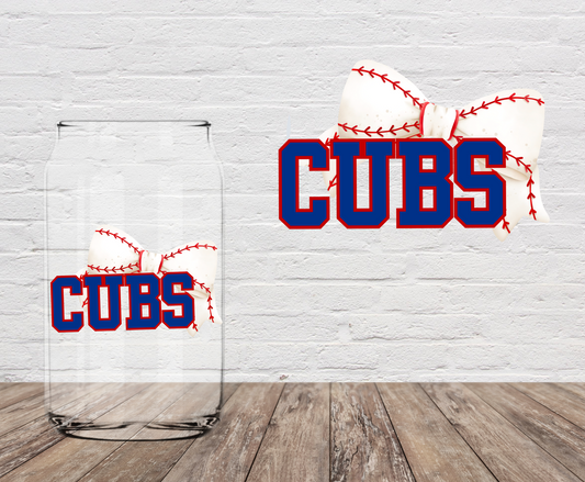 Cubs 4" UV DTF