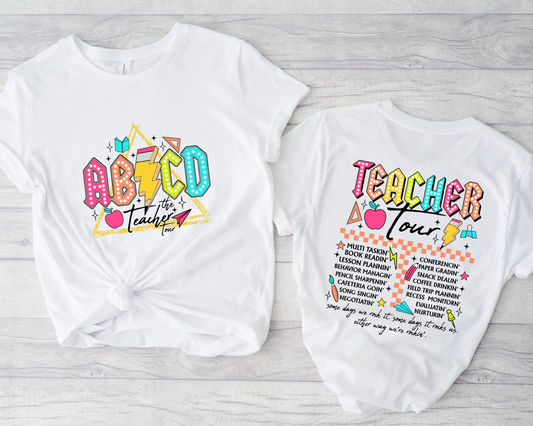 ABCD Teacher Tour DTF SET