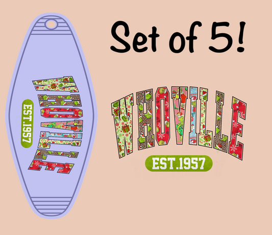 Who EST 1957 (MOTEL KEYCHAIN)