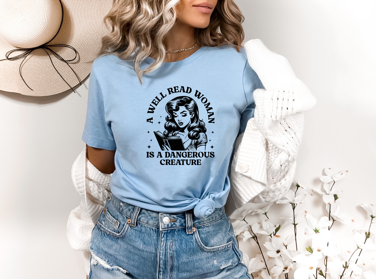 A Well Read Woman Is A Dangerous Creature Screenprint