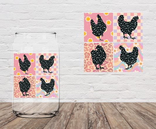 Chickens 4" UV DTF