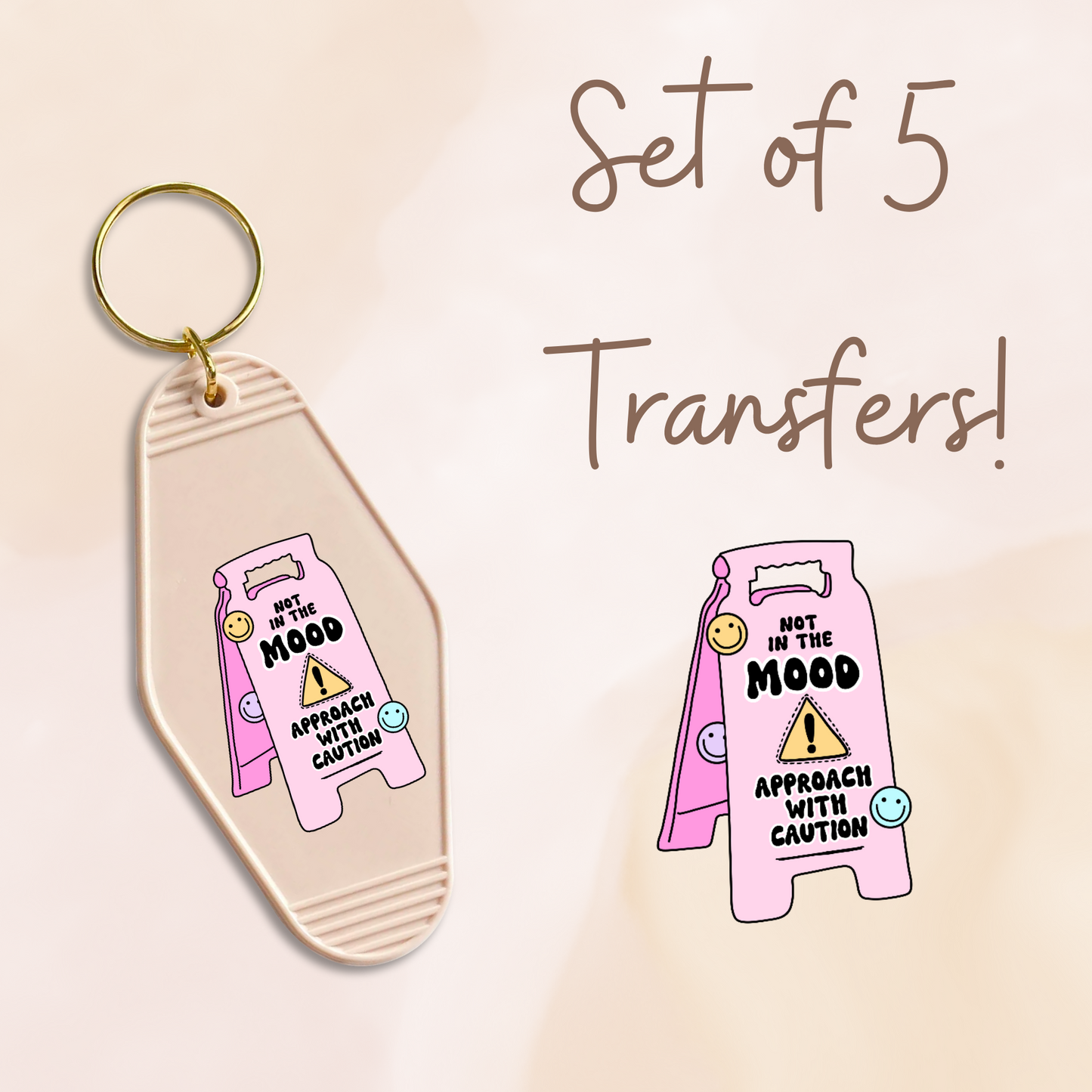 Not In The Mood MOTEL KEYCHAIN Transfer