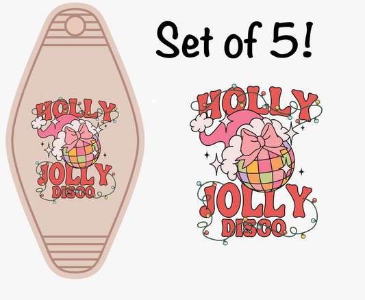 Holly Jolly Disco (MOTEL KEYCHAIN)