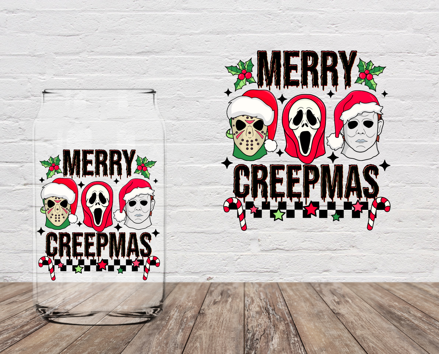 Merry Creepmas  4" UV DTF