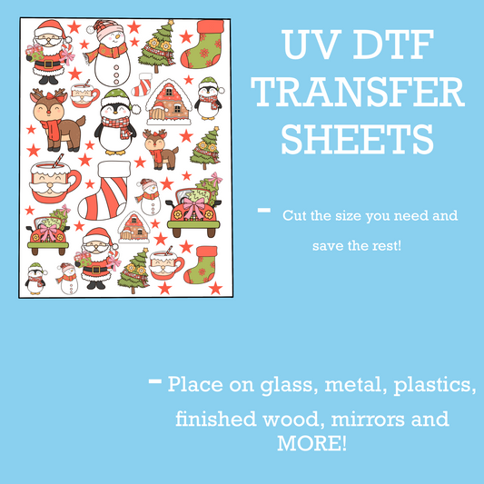 Christmas UV DTF SHEET