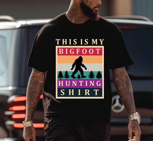 Big Foot Hunting Shirt DTF