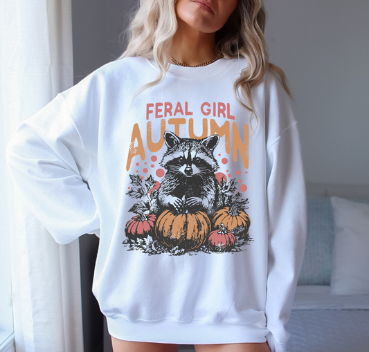 Feral Girl Autumn DTF Transfer