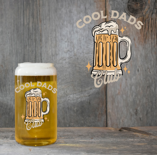 Cool Dads Club" UV DTF