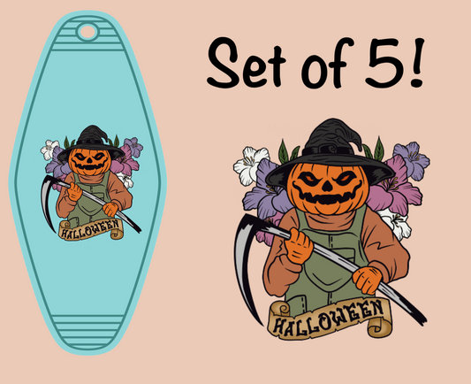 Pumpkin Face UV (MOTEL KEYCHAIN)