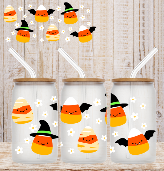 Spooky Candy Corn 16oz UV DTF