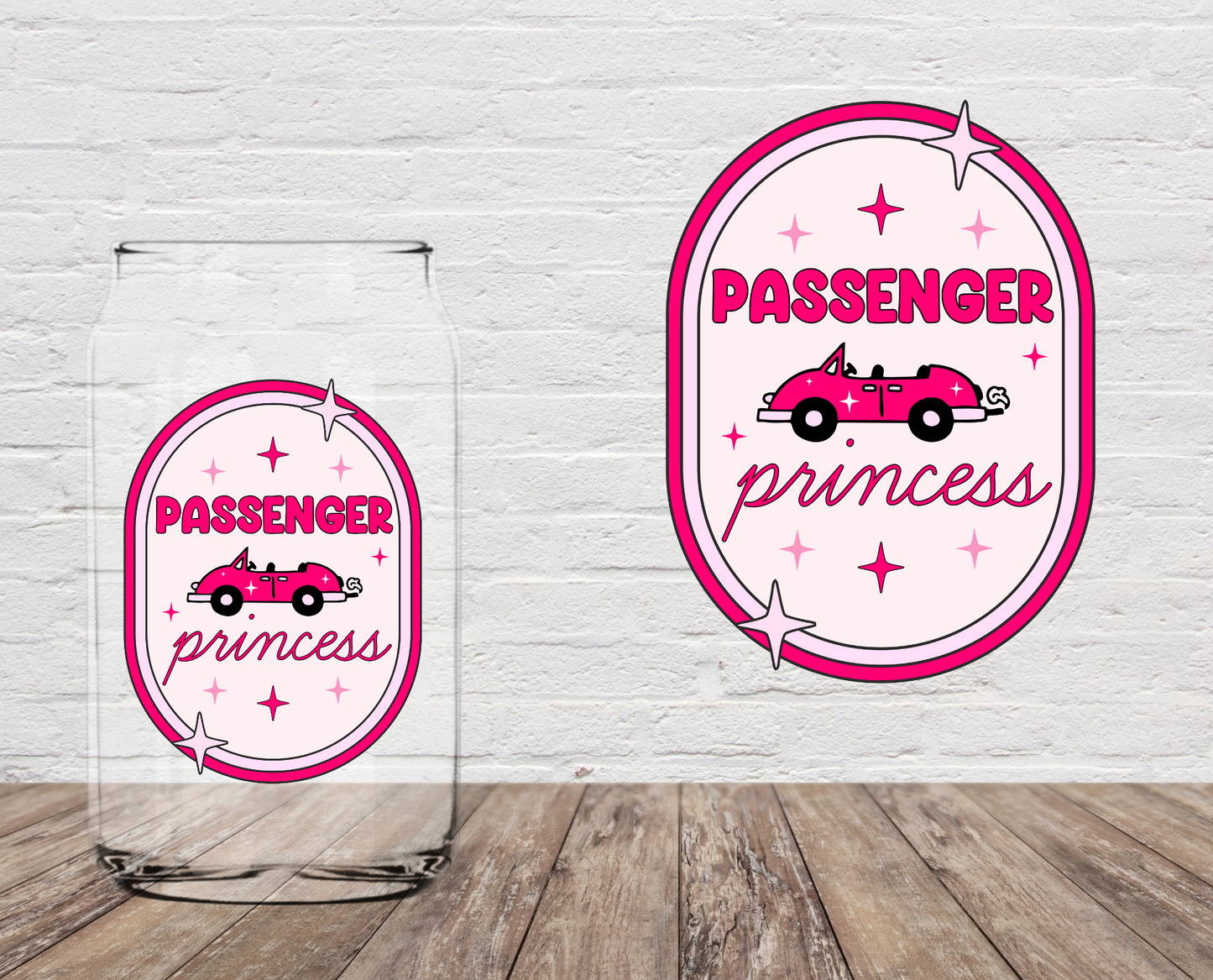 Passenger Princess 4" UV DTF