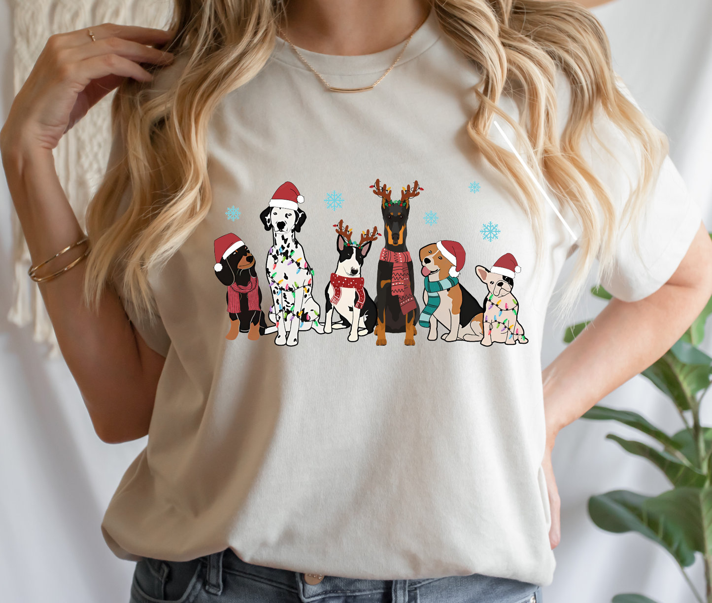Dogs In Christmas Spirt  DTF