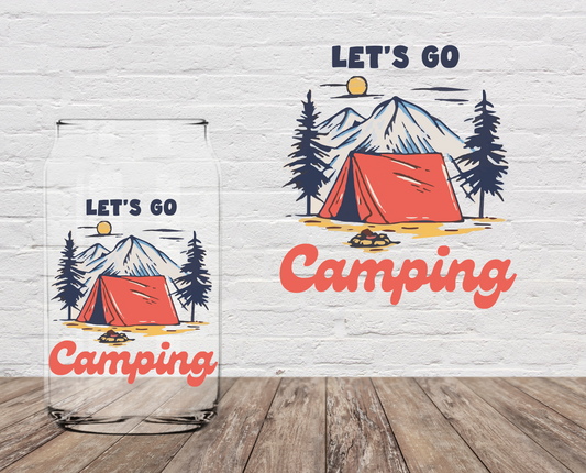 Let's Go Camping 4" UV DTF