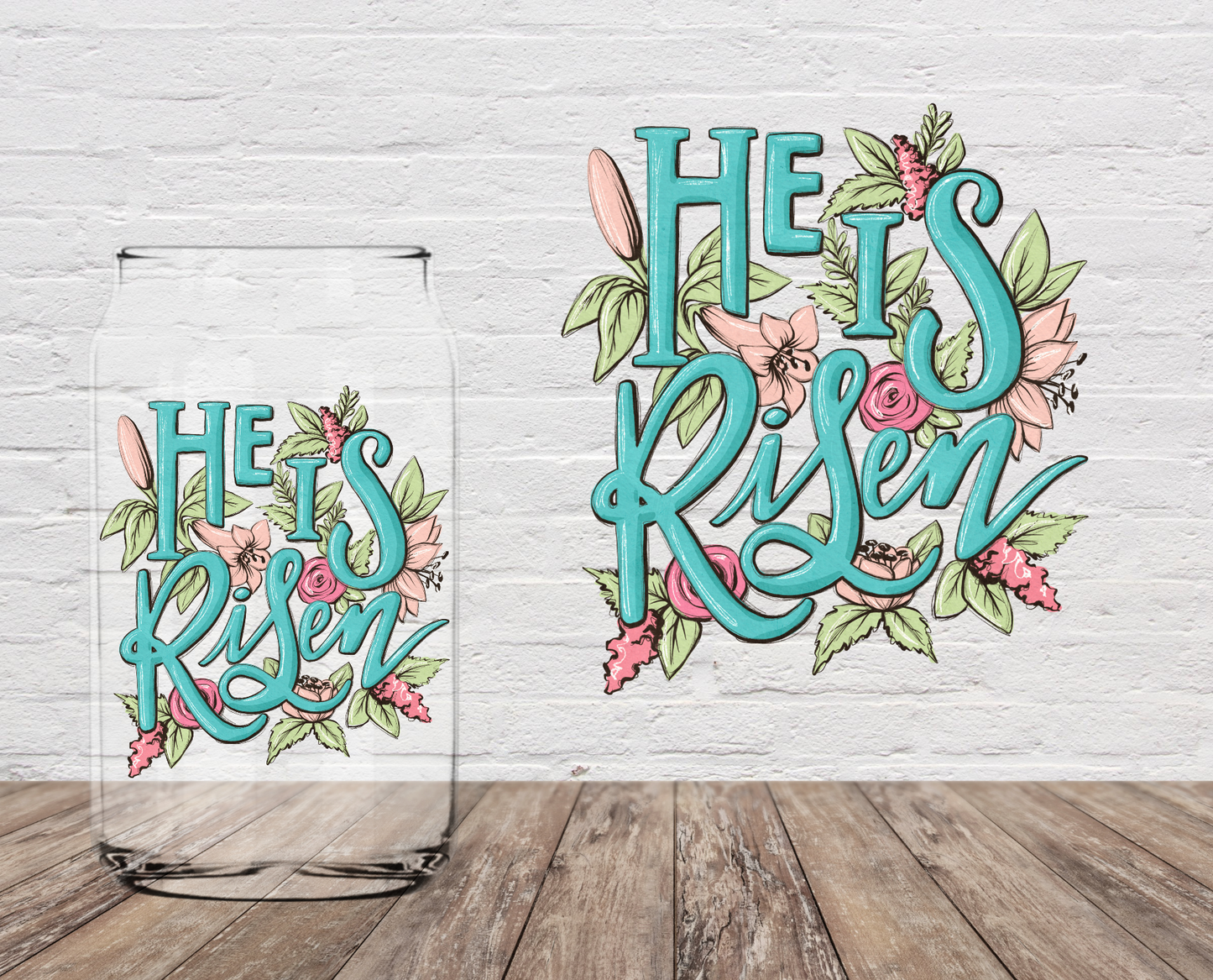 He Is Risen 4" UV DTF