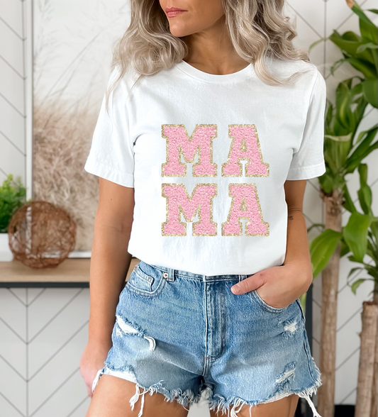 Mama Glitter Outline DTF LAST CHANCE