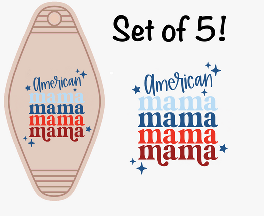 American Mama (MOTEL KEYCHAIN)