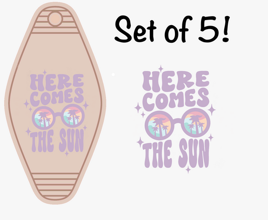Here Comes The Sun (MOTEL KEYCHAIN)